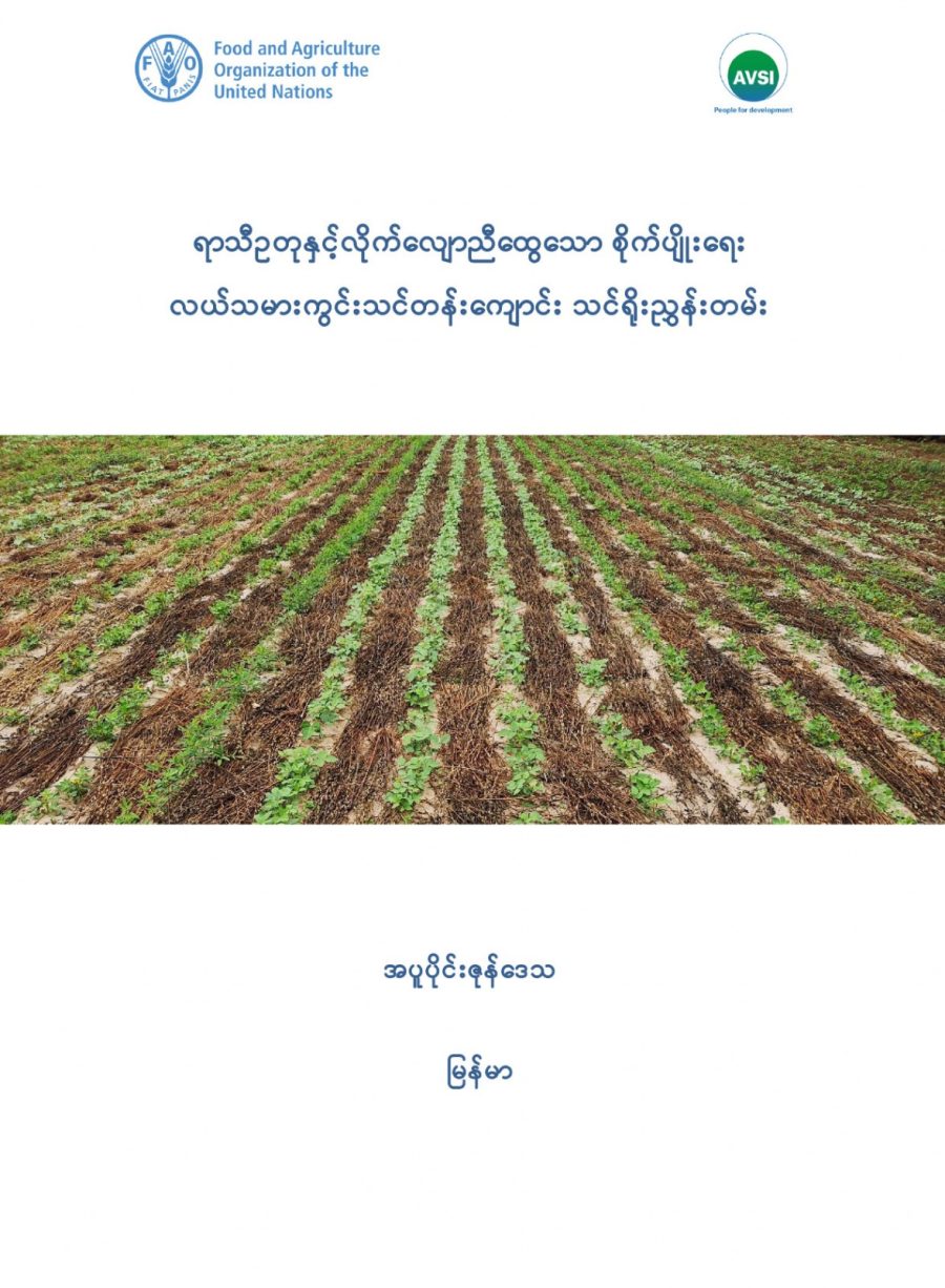 Farmer Field School curriculum on Climate Smart Agriculture in Central Dry Zone (Myanmar)