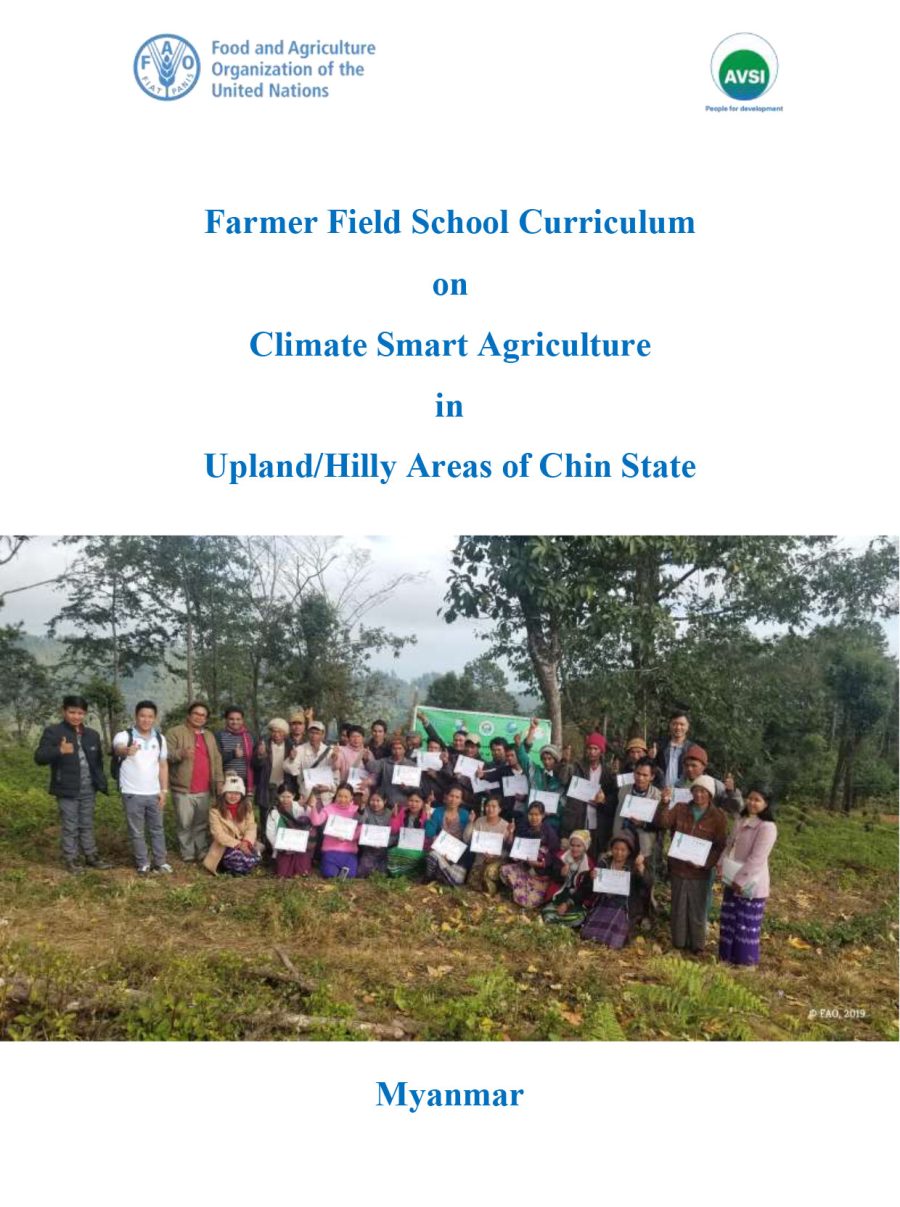 Farmer Field School curriculum on Climate Smart Agriculture in upland/hilly areas of Chin State (English)