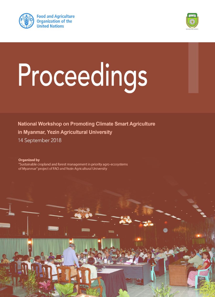 Proceedings of the National Workshop on Promoting Climate Smart Agriculture in Myanmar
