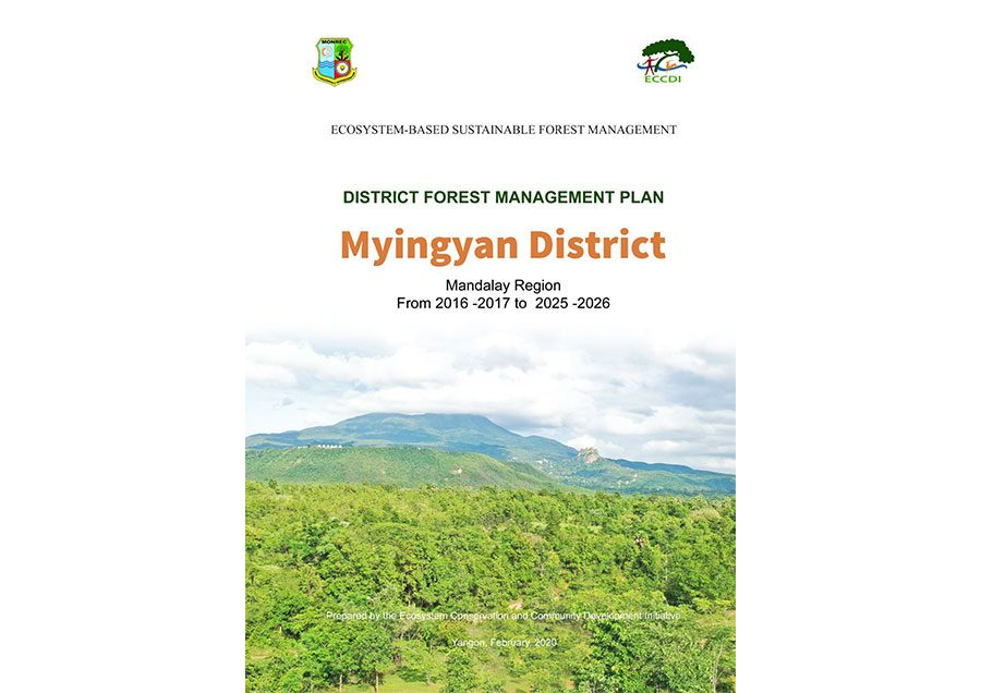 District Forest Management Plan (Myingyan District, Mandalay)