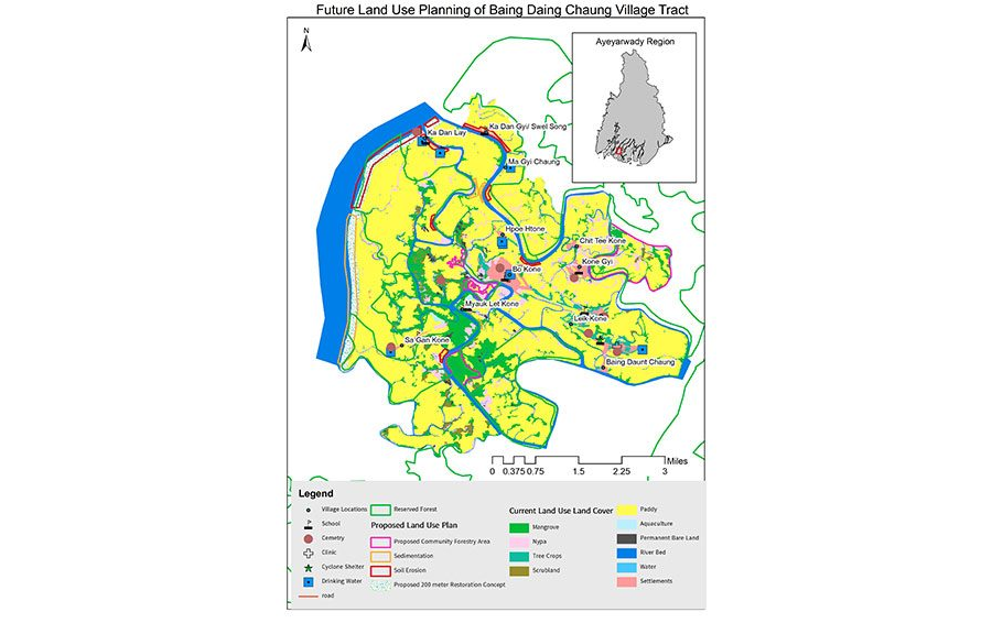 Future land use planning of Baing Daing Chaung village tract