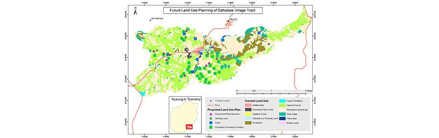 Future land use planning of Dahatsee village tract